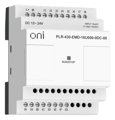 ПЛК 430 Модуль расширения входов выходов 12 DI 4 UI (0-10 В/DI) 24В DC ONI