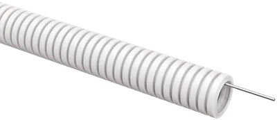 Гофрированные трубы используются для прокладки силовых и слаботочных линий скрытого типа внутри зданий и сооружений. Благодаря гибкости трубы, прокладка кабеля осуществляется с минимальными трудозатратами и практически не требует дополнительных аксессуаров.