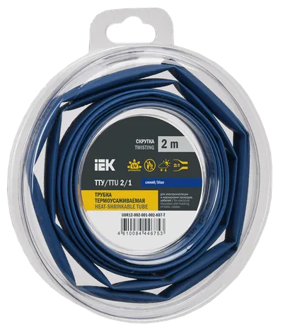 Heat shrink tubing TTU ng-LS 2/1 blue (2m/pack) IEK