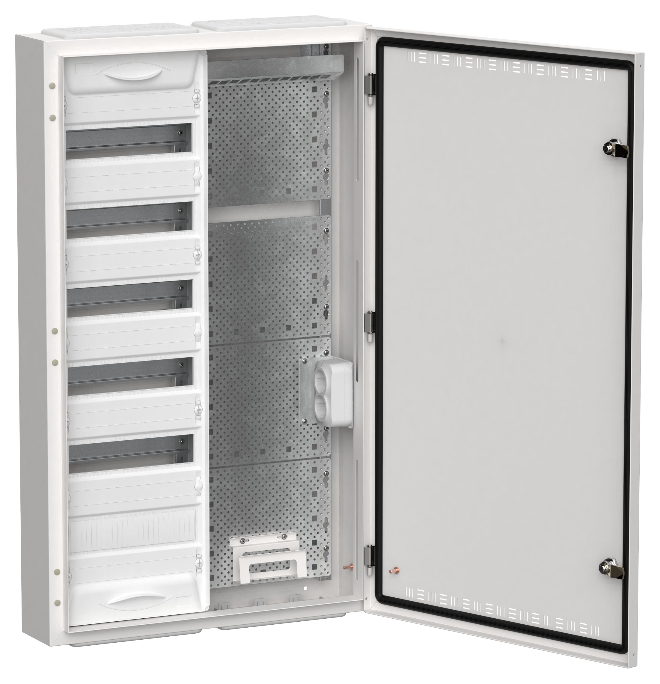TITAN 5 Корпус комбинированный ЩРн-72 (2х72) 960х570х140мм IP30 белый IEK (TI5-51-N-2X072-30)