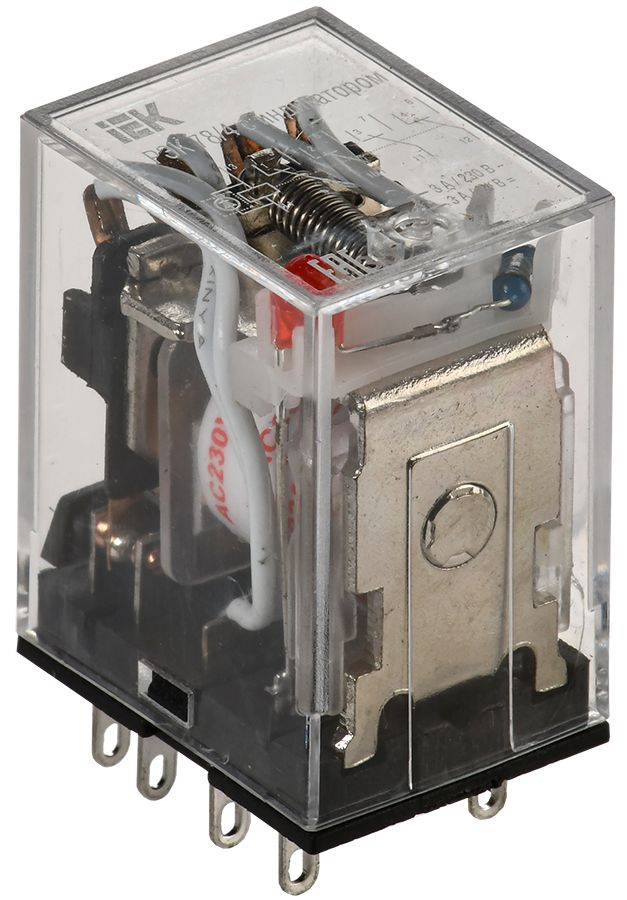 Реле РЭК78/4 с индикацией 3А 220В AC IEK