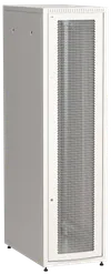ITK LINEA E Шкаф напольный сетевой 19" 47U 600х1000мм перфорированная передняя дверь задняя металлическая серый0