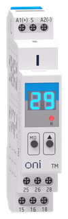 Реле времени многофункциональное TM с дисплеем 2 контакта 12-240В AC/DC ONI3