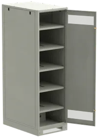 ITK LINEA B Шкаф (пустой) 2000х600х950мм металлическая дверь серый