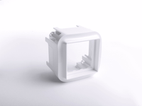 QUTEO Адаптер для механизмов серии Mosaic белый