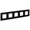 SKANDY Рамка 5-местная SK-F35Bl металл черный IEK0