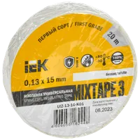 MIXTAPE 3 Electrical tape 0.13x15mm white 20m IEK