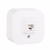 QUTEO Розетка для открытой установки компьютерная RJ45 кат.5E UTP белый0