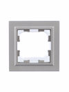 BRITE Рамка 1-местная IP44 РУ-1-БрА-44 алюминий IEK1