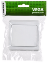 VEGA Выключатель 1-клавишный 10А ВС10-1-0-ВБ белый GENERICA1