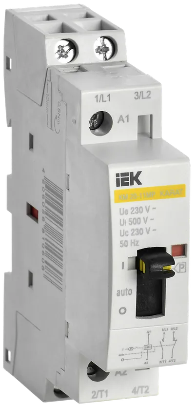 Modular contactor with manual operation KM20-11MR AC KARAT IEK