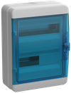 TEKFOR Корпус пластиковый КМПн-24 IP65 синяя прозрачная дверь IEK0