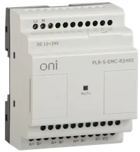 PLR-S logic relay. RS485 communication extension module of the ONI series. Supply voltage 12-24 V DC