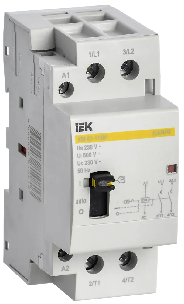 Modular contactor with manual operation KM63-11MR AC KARAT IEK