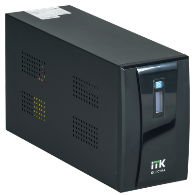 ITK ELECTRA ET ИБП Линейно-интерактивный 2кВА/1,2кВт однофазный с LCD дисплеем с АКБ 2х9AH USB порт