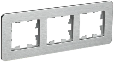 BRITE Frame 3-gang RU-3-1-Br metal aluminum RE AL IEK