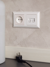 BRITE Розетка компьютерная двойная RJ45 кат.6 РК11-2-БрБ белый IEK6
