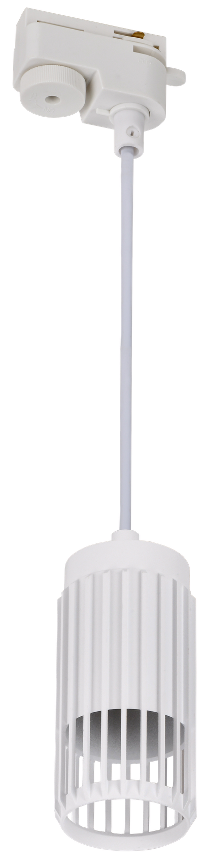 LIGHTING Светильник 4213 декоративный трековый подвесной под лампу GU10 белый IEK