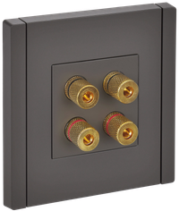 FORTE&PIANO Аудиорозетка 4-местная FP339 серый IEK