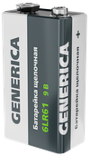 Батарейка щелочая Alkaline 6LR61 9V (1шт/блистер) GENERICA1