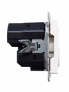 BRITE Розетка 1-местная с заземлением с защитными шторками 16А с USB A+A 5В 3,1А РЮш10-2-БрБ белый IEK2