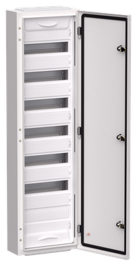 TITAN 5 Корпус металлический ЩРн-84 (1х84) 1085х310х140мм IP54 белый (одна дверь) IEK