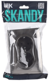 SKANDY Розетка 2-местная с заземлением с защитными шторками 16А в сборе SK-R07N металл никель IEK1