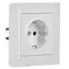 BRITE Socket with ground with shutters 16A with frame PC14-1-0-BrB white IEK5