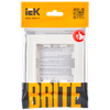 BRITE Рамка 1-местная РУ-1-БрБ белый IEK1