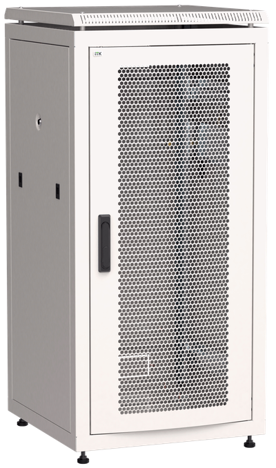 ITK LINEA N Шкаф сетевой 19" 28U 600х800мм перфорированная передняя дверь серый