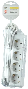 Extension cord U 04 4 sockets 2P+PE/5 meters 3x1mm2 16A/250 IEK1