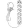 Extension cord with switch 5 sockets 2P+PE/1,5 meters 3x1,5mm2 16A/250V UNO IEK4