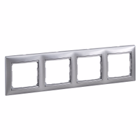 VALENA DIY Рамка 4-местная алюминий