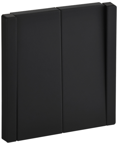 FORTE&PIANO Выключатель 2-клавишный перекрестный 10А FP109M металл черный IEK