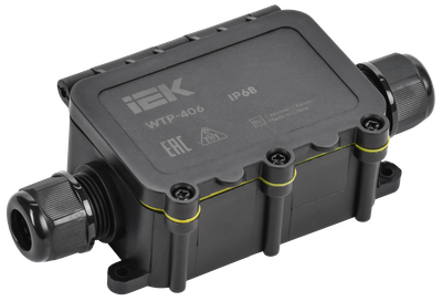 Коробка распределительная герметичная WTP-406 2 ввода IP68 IEK