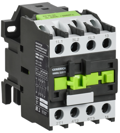 Контактор КМИе-22511 25А 400В/АС3 1NC GENERICA