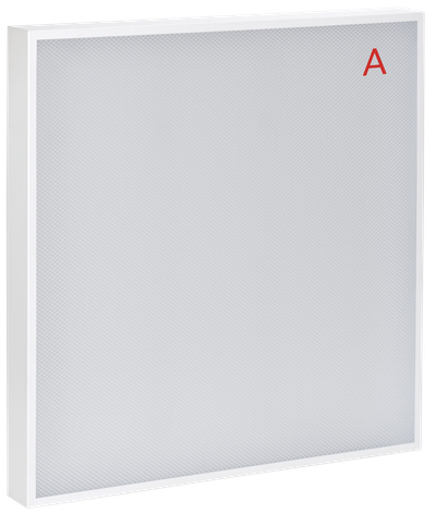 LIGHTING PRO Светильник светодиодный ДВО 1001A 45Вт 5000К IP40 595х595мм призма БАП 3ч IEK