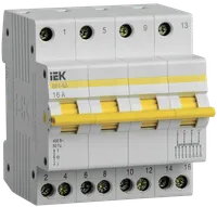 Three-position switch disconnector VRT-63 4P 16A IEK