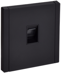 FORTE&PIANO Розетка компьютерная RJ45 кат.6 FP131M металл черный IEK