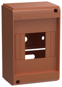 UNION Mini Корпус пластиковый КМПн-4 IP20 без двери дуб IEK