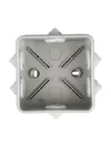 KM41255 pull box for surface installation 100x100x50 mm IP44 (RAL7035, 6 lead-ins, pop-top cap)1