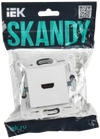 SKANDY Розетка HDMI SK-H01W арктический белый IEK1