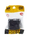 BRITE Double socket TV+RJ45 cat.5E RTV/RK12-BrG graphite IEK7