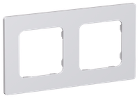 FLITE Рамка 2-местная РУ-2-К-ФлЖ жемчуг IEK