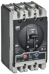 ARMAT Автоматический выключатель в литом корпусе 3P типоразмер S 35кА 20А расцепитель термомагнитный регулируемый IEK