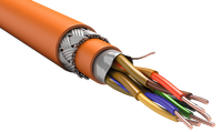 ITK Кабель бронированный RS-485 1х2х0,64 Кнг(А)-FRLS оранжевый (200м)