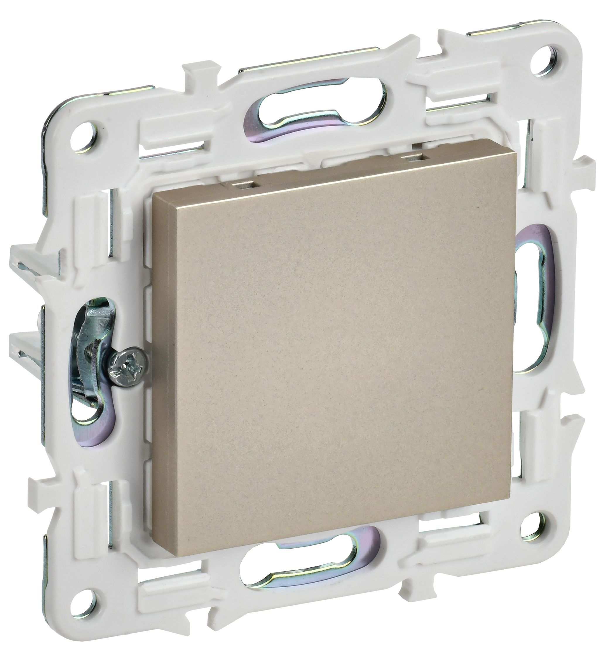 SKANDY Заглушка с суппортом SK-C01Sh шампань IEK (SK-PL10-K37)