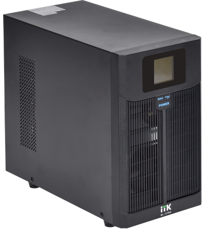 ITK ELECTRA LT ИБП Линейно-интерактивный 3кВА/2,4кВт однофазный с LCD дисплеем 48VDC без АКБ USB порт розетки Schuko