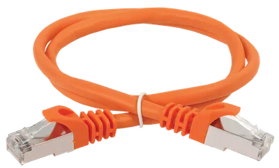 ITK Коммутационный шнур (патч-корд) кат.6 FTP LSZH 1м оранжевый