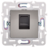 SKANDY Розетка компьютерная RJ45 кат.6 SK-K02N металл никель IEK2